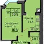 1-кімнатна квартира