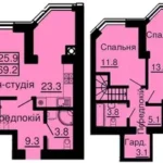 2-кімнатна квартира