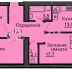 3-кімнатна квартира