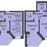 3-кімнатна квартира