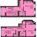 3-кімнатна квартира