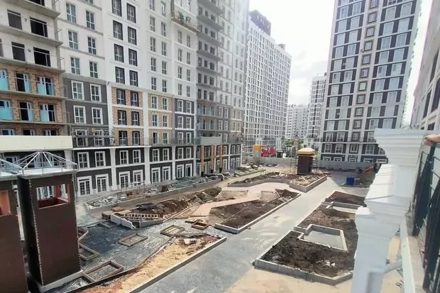 ЖК Greenville Park ход строительства