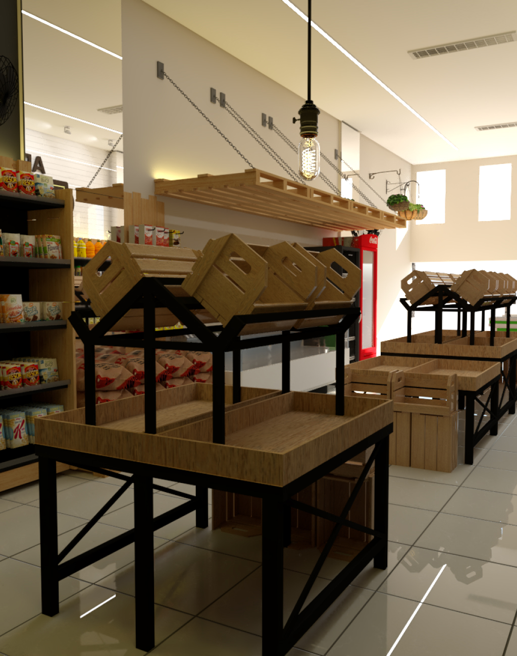 Меблі для продуктового магазину під замовлення