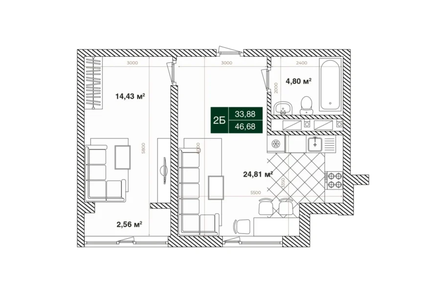 ЖК Parkland планування квартир