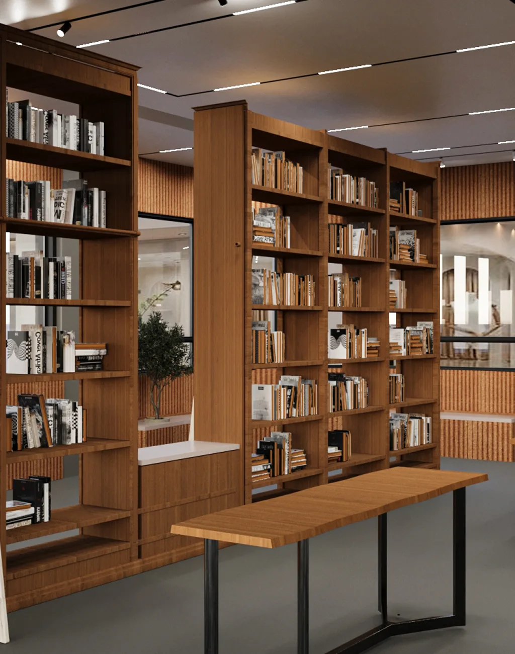 Сучасний дизайн книжного магазину