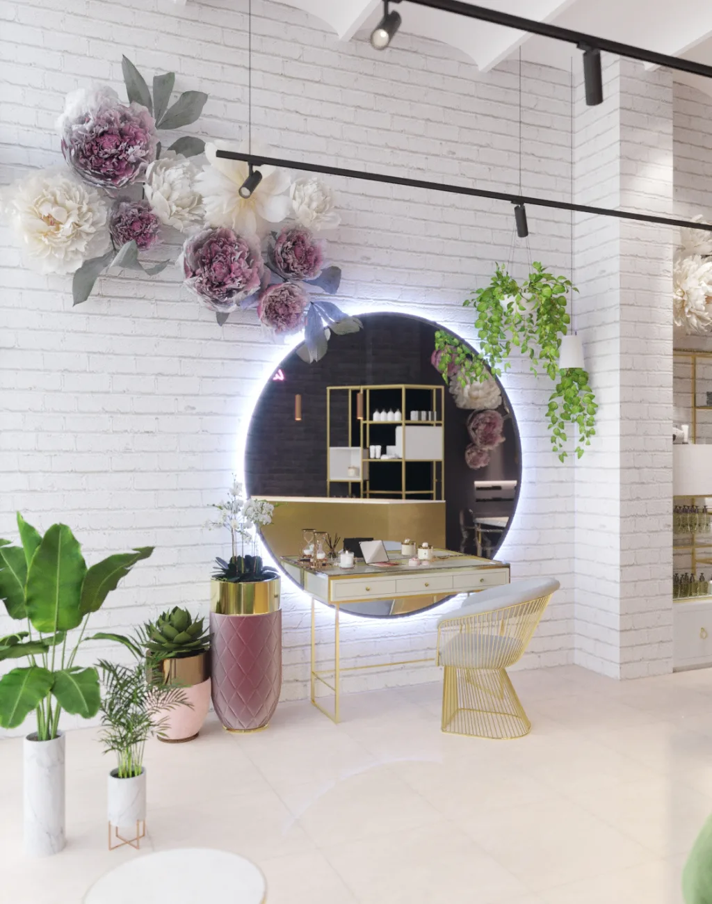 Дизайн ремонт салонов красоты